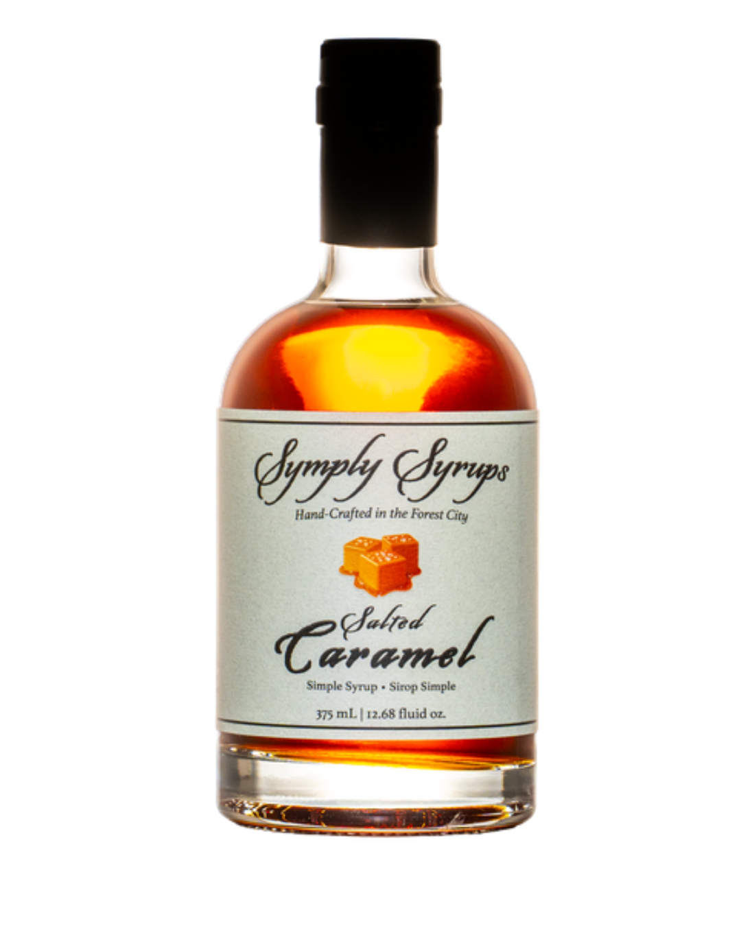 Symply Syrups Salted Caramel Syrup, 375 ml bottle