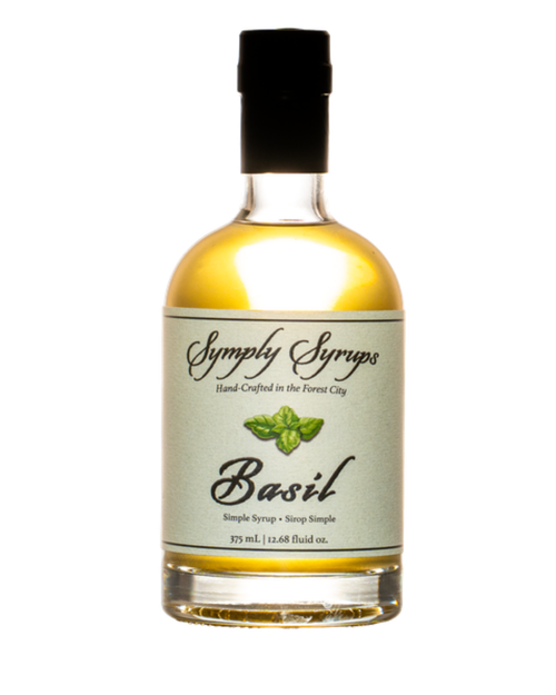 Symply Syrups Basil Syrup, 375 ml bottle