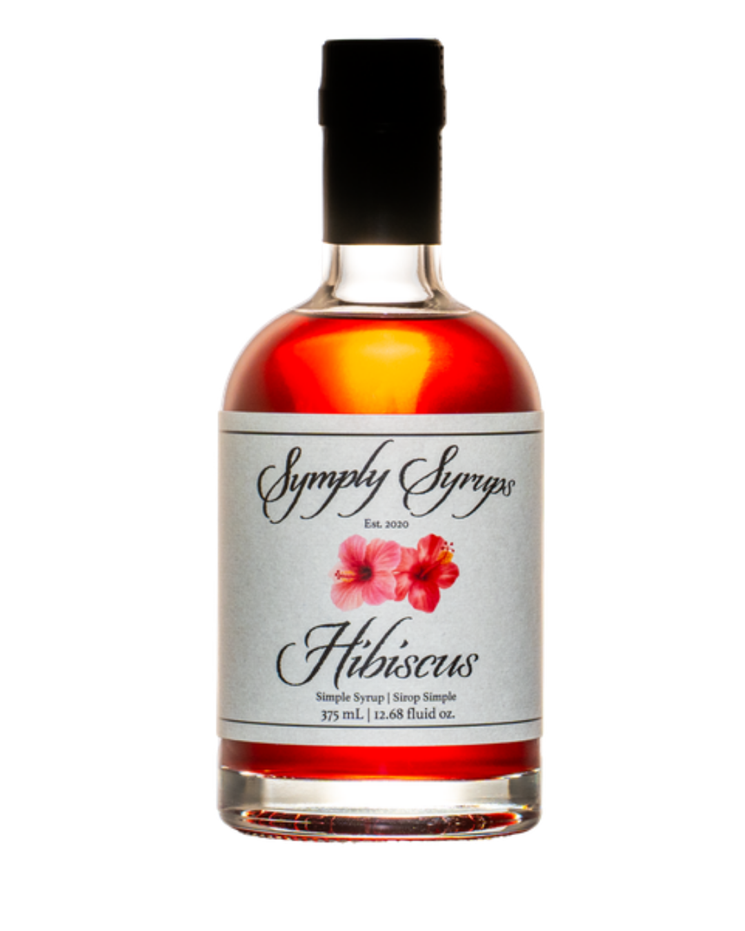 Symply Syrups Hibiscus Syrup, 375 ml bottle