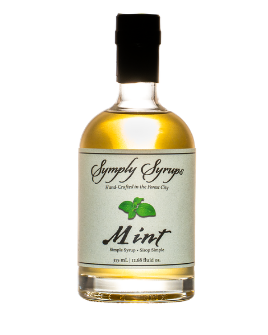 Symply Syrups Mint Syrup, 375 ml bottle