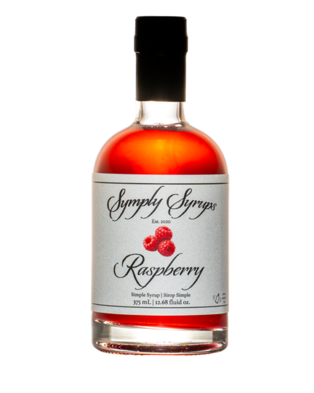 Symply Syrups Raspberry Syrup, 375 ml bottle