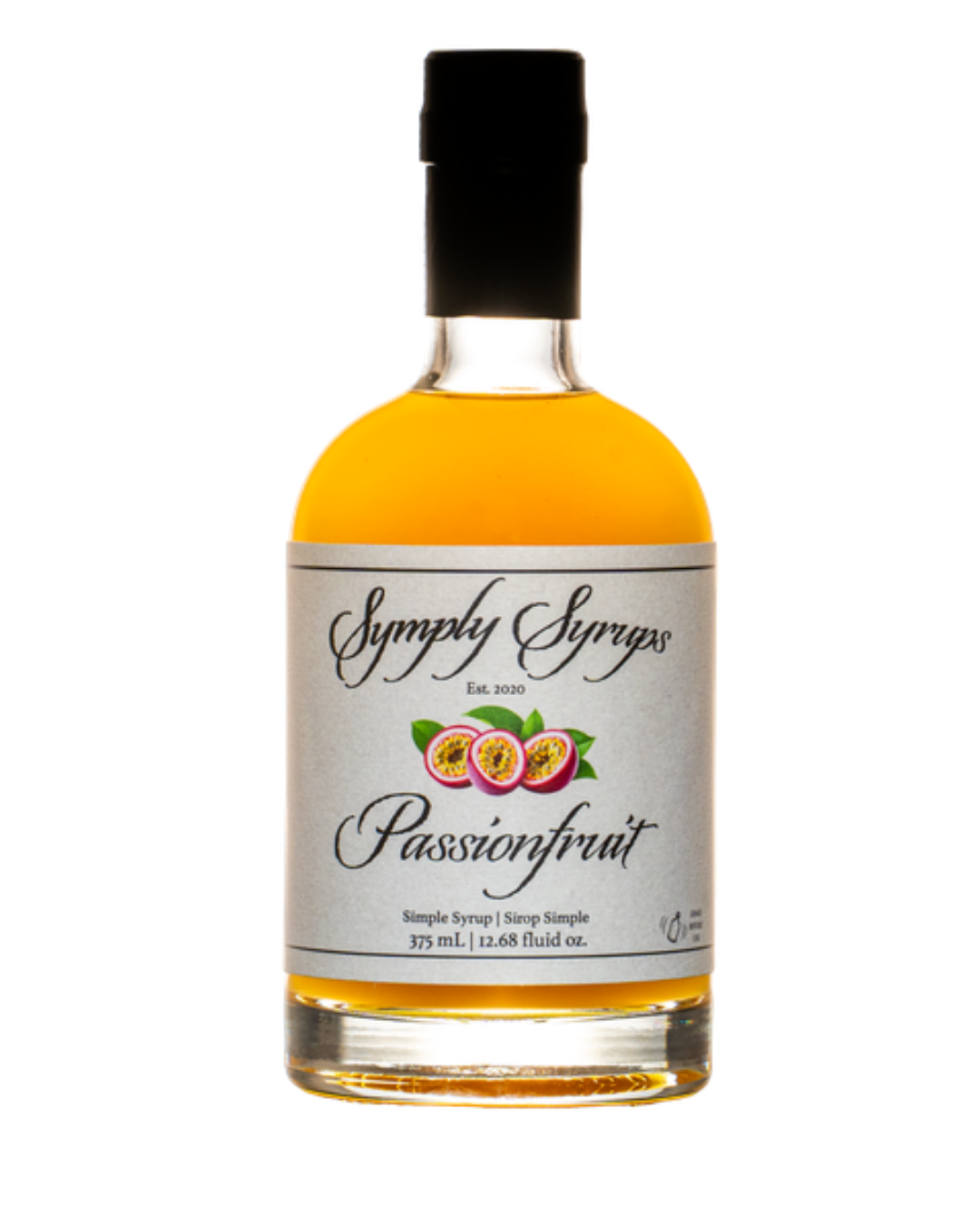 Symply Syrups Passionfruit Syrup, 375 ml bottle