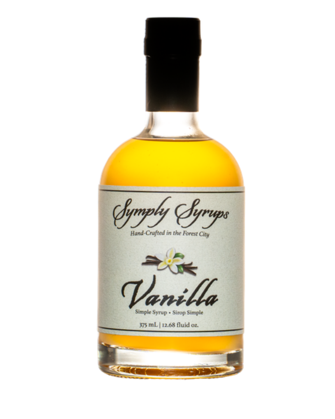 Symply Syrups Vanilla Syrup, 375 ml bottle